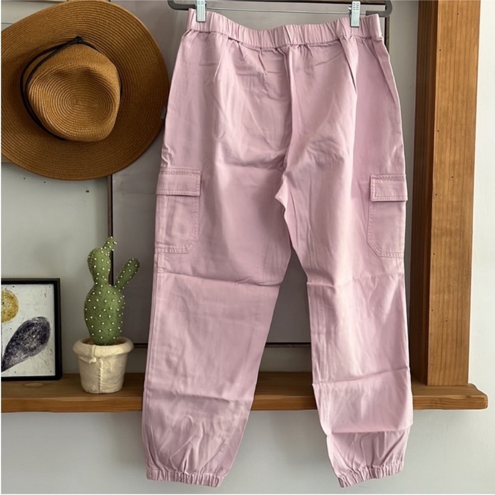 J. Crew Pink Cargo Joggers NWT - Size 14 - Picture 3 of 10